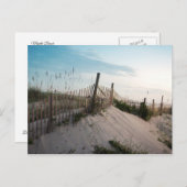 Zaun auf Myrtle Beach Postkarte (Vorne/Hinten)