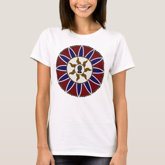 Zaun Bären am Gebets-Mandala-Logo (ohne Text) T-Shirt (Vorderseite)