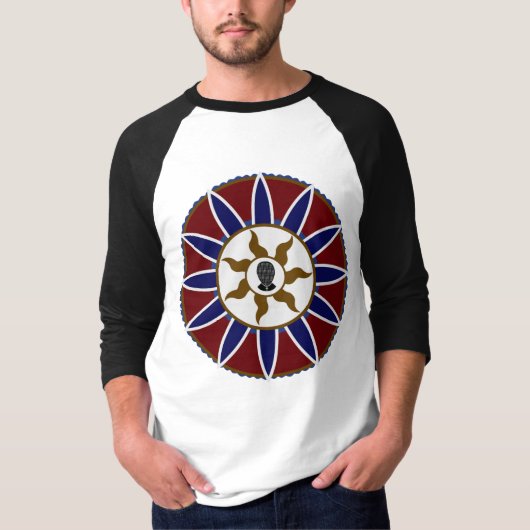 Zaun Bären am Gebets-Mandala-Logo (ohne Text) T-Shirt (Vorderseite)