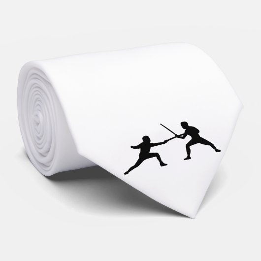 Zaun der Fechterpaare Krawatte (Gerollt)