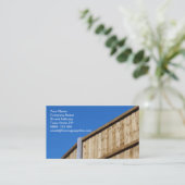 Zaun der Visitenkarte (Stehend Vorderseite)