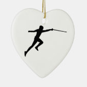 Zaun des Fechters Keramikornament (Rechts)