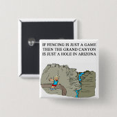 ZAUN des Fechterwitzes Button (Vorne & Hinten)