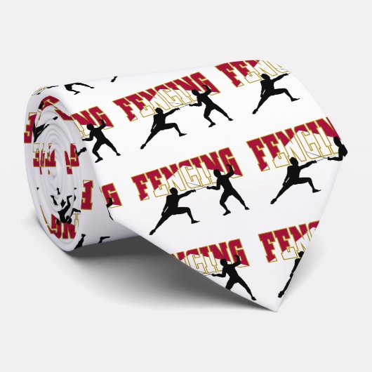 Zaun des Matches Krawatte (Gerollt)