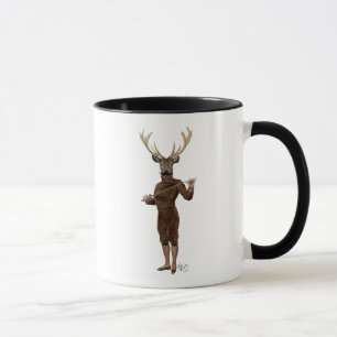 Zaun die Rotwild voll Tasse