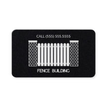 Zaun Gebäude Custom QR