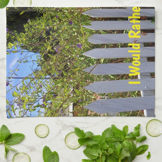 Zaun Geschirrtuch (Gefaltet)