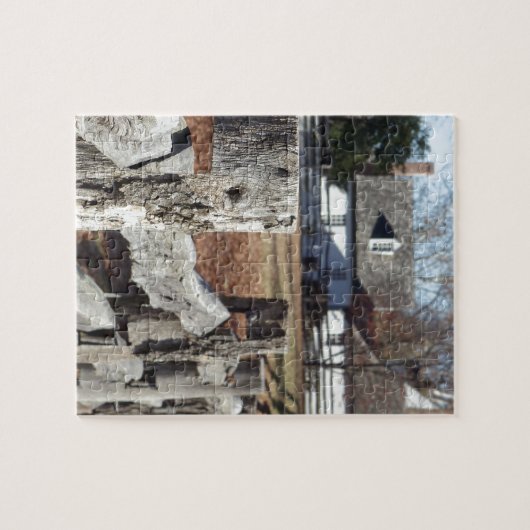 Zaun in Kolonialwilliamsburg Puzzle (Horizontal)