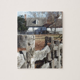 Zaun in Kolonialwilliamsburg Puzzle