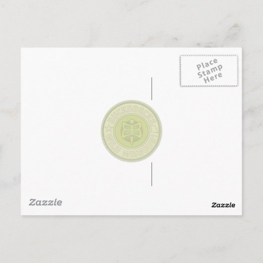 Zaun Lizard Postcard. Postkarte (Rückseite)