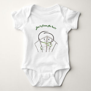 Zaun mich nicht ein! baby strampler