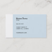 Zaun-MietVisitenkarten Visitenkarte (Rückseite)