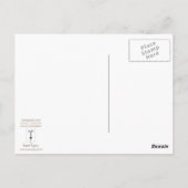 Zaun mit Vorhängeschlöcken der Liebe Fotografie Postkarte (Rückseite)