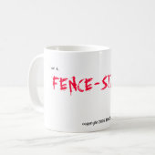 ZAUN-Modell im Vorbestehen…. Kaffeetasse (Vorderseite Links)