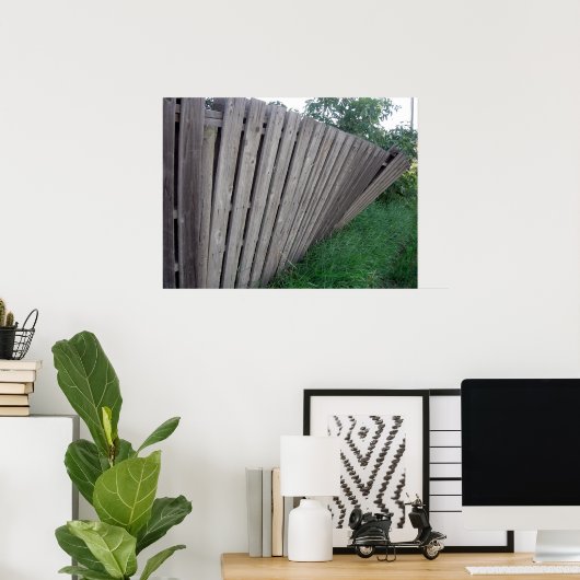 Zaun Poster (Heimbüro)