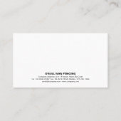 Zaun-Sicherheit Visitenkarte (Rückseite)