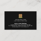 Zaun-Sicherheit Visitenkarte (Vorderseite)