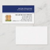 Zaun-Sicherheit Visitenkarte (Vorne/Hinten)