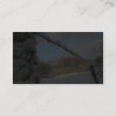 Zaun Snowy Barbwire Visitenkarte (Rückseite)