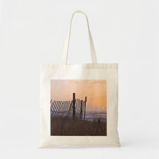 Zaun Sonnenuntergang Tote Bag Tragetasche