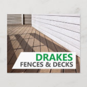 Zaun und Decke Flyer Broschüre Moderne Berufliche (Vorne)