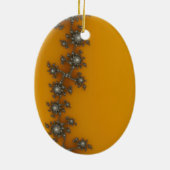 Zaun Weihnachts-Fraktal Keramikornament (Hinten)