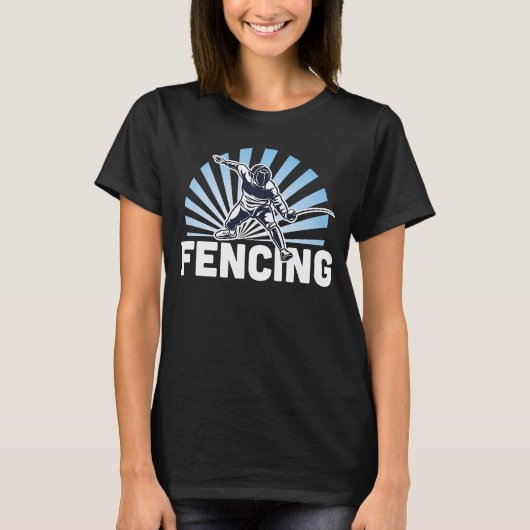 Zäune für Fencer und Fencing 4 T-Shirt (Vorderseite)