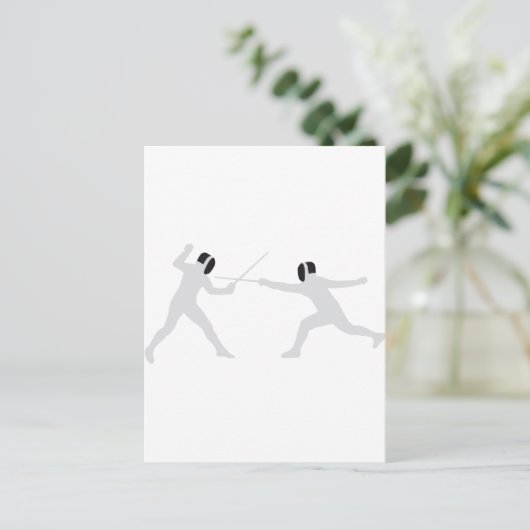 Zäune Postkarte (Stehend Vorderseite)