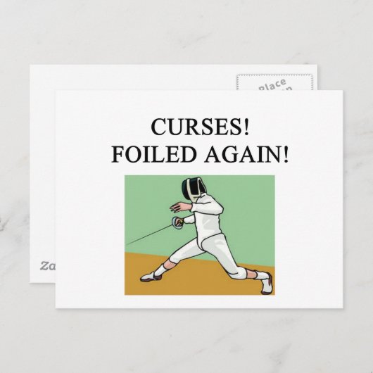 Zäune Postkarte (Vorne/Hinten)