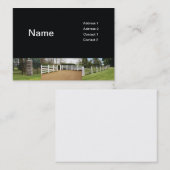 Zäune Visitenkarte (Vorne/Hinten)