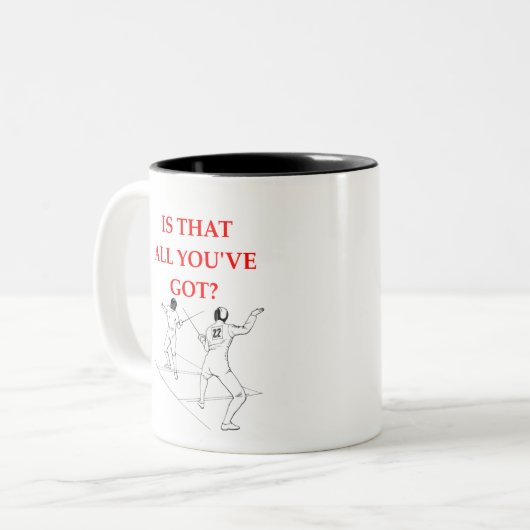 Zäune Zweifarbige Tasse (Vorderseite Links)