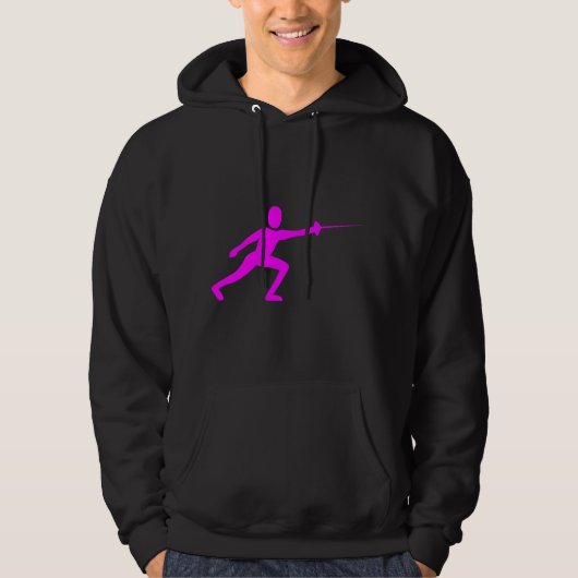 Zaunfigur: Magenta Hoodie (Vorderseite)