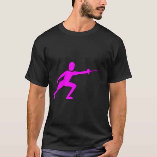 Zaunfigur: Magenta T-Shirt (Vorderseite)