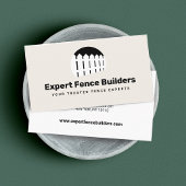 Zauninstallationsprogramm und Reparatur Visitenkarte