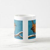 ZAUNKÖNIG IM ÖL-PASTELL KAFFEETASSE (Mittel)