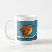 ZAUNKÖNIG IM ÖL-PASTELL KAFFEETASSE (Links)