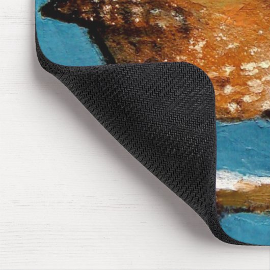 ZAUNKÖNIG IM ÖL-PASTELL MOUSEPAD (Ecke)