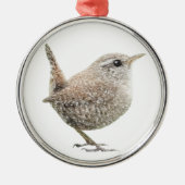 Zaunkönig Keramikornament (Vorne)