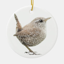 Zaunkönig Keramikornament