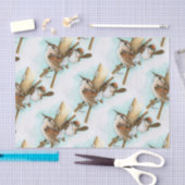 Zaunkönige und KatzeSchwanz Seidenpapier (Handwerk)