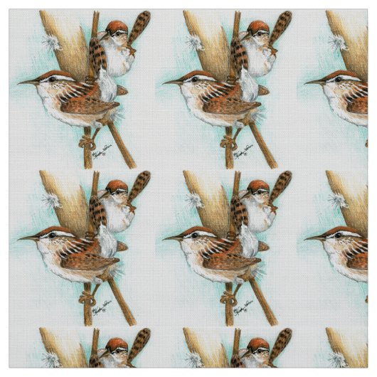 Zaunköniggewebe Stoff (Muster)