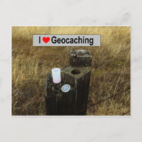 Zaunpfosten: Geocaching