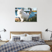 Zaunportrait Leinwanddruck (Insitu (Schlafzimmer))