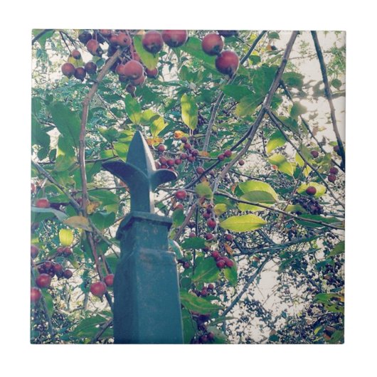 Zaunpost Fliese (Vorderseite)