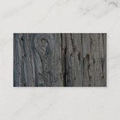 Zaunpostennahaufnahme Visitenkarte (Rückseite)