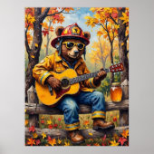 Zaunseitiger Feuerwehrmann: Der goldene Felsvorspr Poster (Vorne)