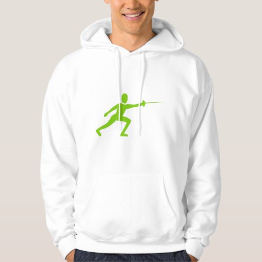 Zäunungsangabe: Mars Green Hoodie (Vorderseite)