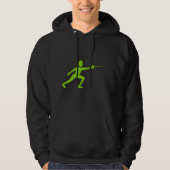Zäunungsangabe: Mars Green Hoodie (Vorderseite)