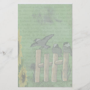 Zaunvögel Briefpapier
