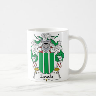 Zavala Familienwappen Kaffeetasse
